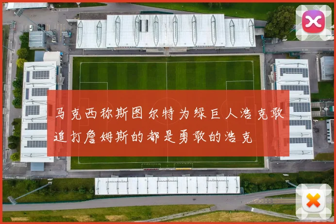 马克西称斯图尔特为绿巨人浩克敢追打詹姆斯的都是勇敢的浩克